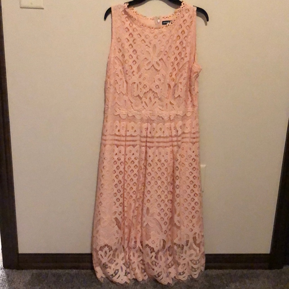 Peach dress